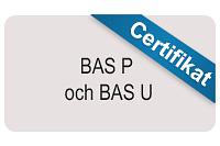 TCR TAK AB erhåller certifikatet BAS P och BAS U
